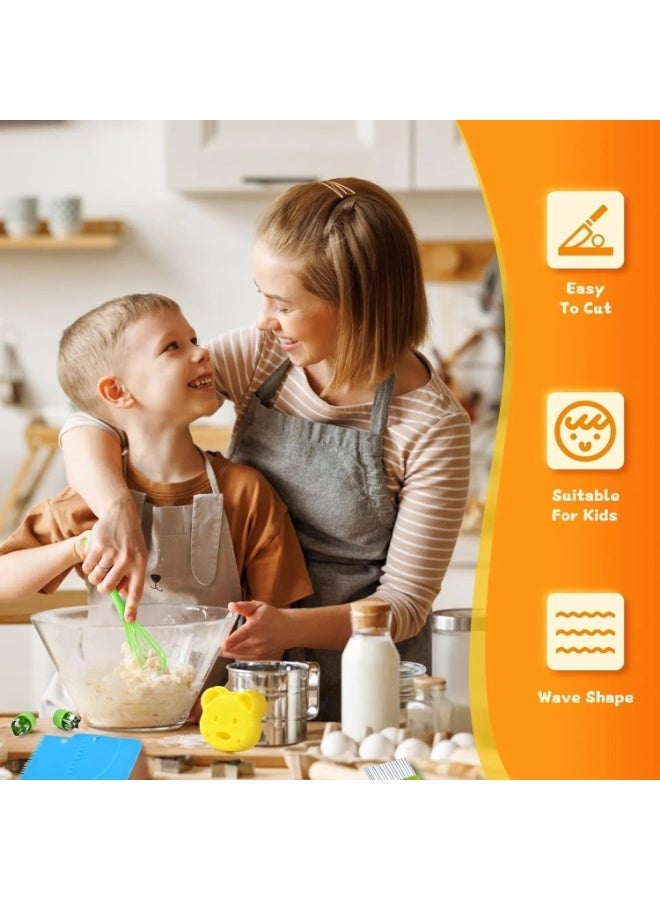 Fyliz 17 Pieces Montessori Kitchen Tools for Toddlers-Kids Cooking Sets Real-Toddler Safe Knives Set for Real Cooking - Image 5